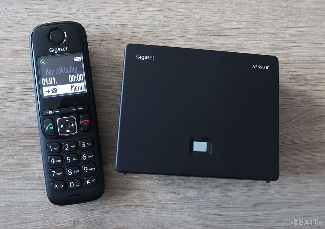 Gigaset AS690 IP, Analog + VoIP Telefon | EXIT3.cz | Pic1