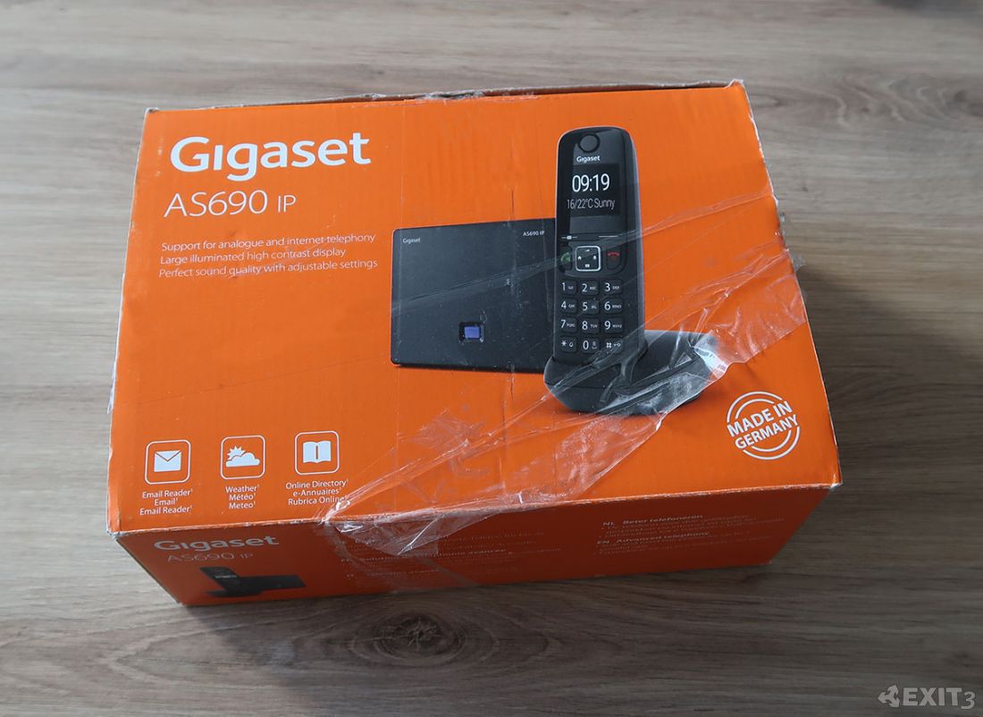 Gigaset AS690 IP, Analog + VoIP Telefon | EXIT3.cz | Pic3